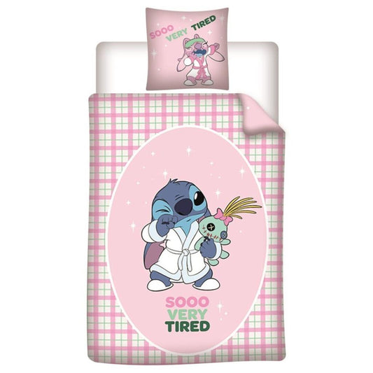 Précommande : LILO & STITCH - Sooo Very Tired - Parure de lit 140x200cm + 65x65cm