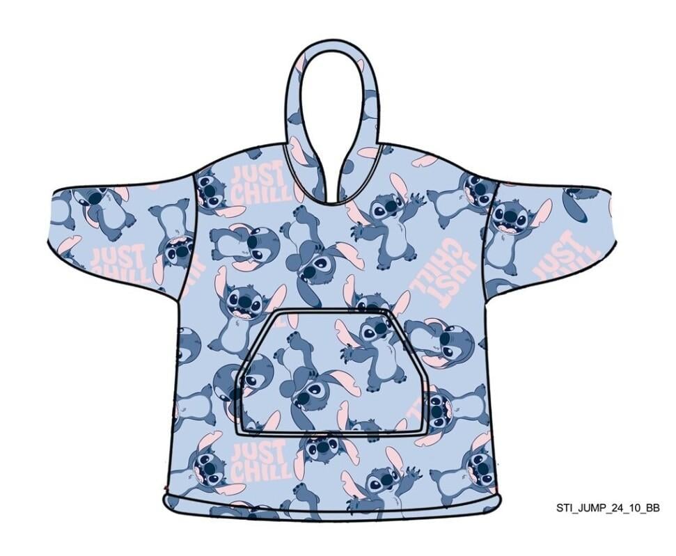 Précommande : LILO & STITCH - Just Chilling- Sweat Poncho - Taille Enfant (7-14 ans)