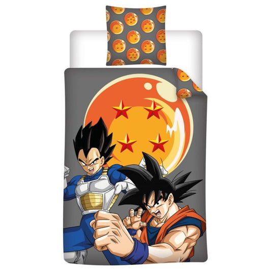 Précommande : DRAGON BALL Z - Goku & Vegeta - Parure de lit 140x200cm + 65x65cm