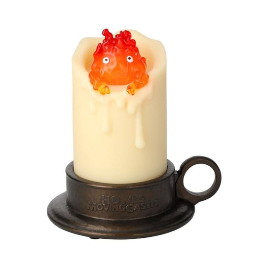 Précommande : LE CHATEAU AMBULANT - Calcifer Bougie - Statuette 12.5cm