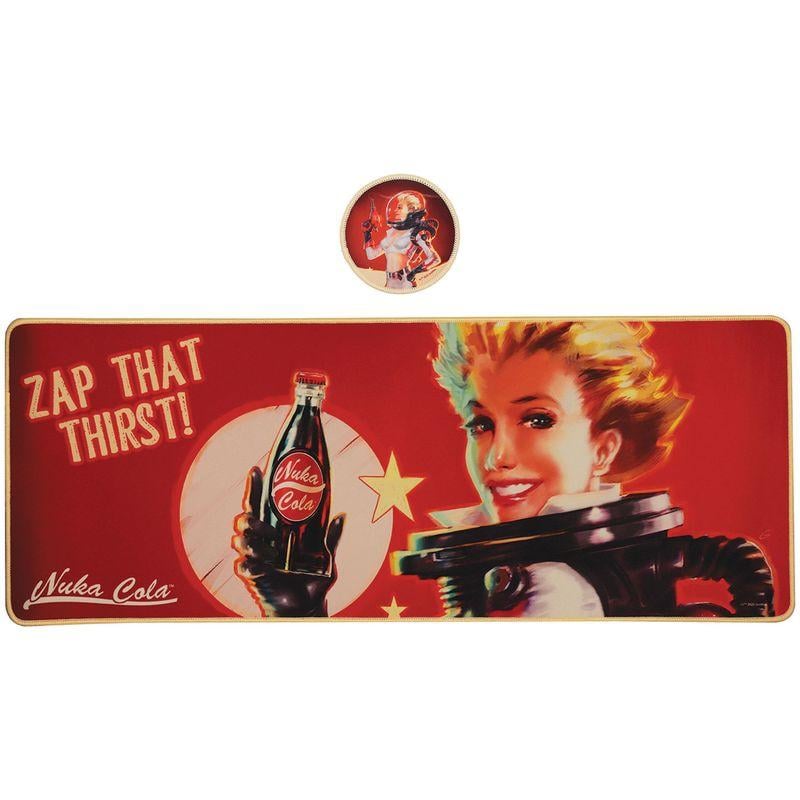 Précommande : FALLOUT - Nuka-Cola - Tapis de Bureau XL + 1 Sous-Verre
