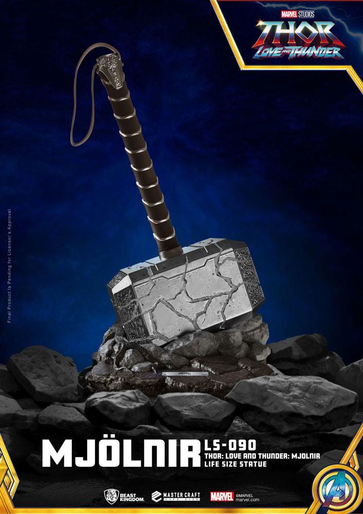 Précommande : THOR : LOVE AND THUNDER - Mjolnir - Statuette 53cm