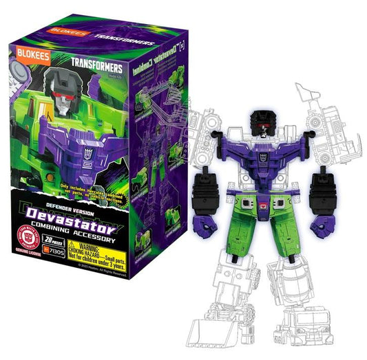 Précommande : TRANSFORMERS -Devastator Comb. Acc. - Model Kit Defender Vers. Blokees