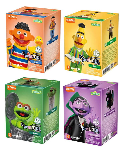 Précommande : SESAME STREET - Assortment 02 - Model Kit Blokees Display 8 pc