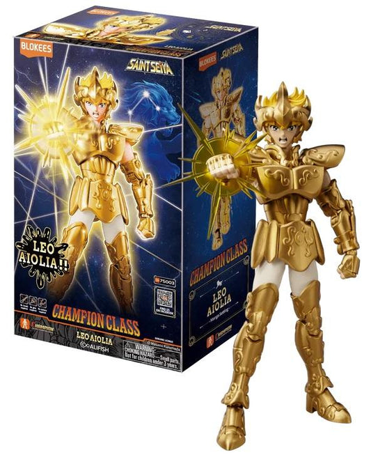 Précommande : SAINT SEIYA - Leo Aiolia - Model Kit Champion Class Blokees