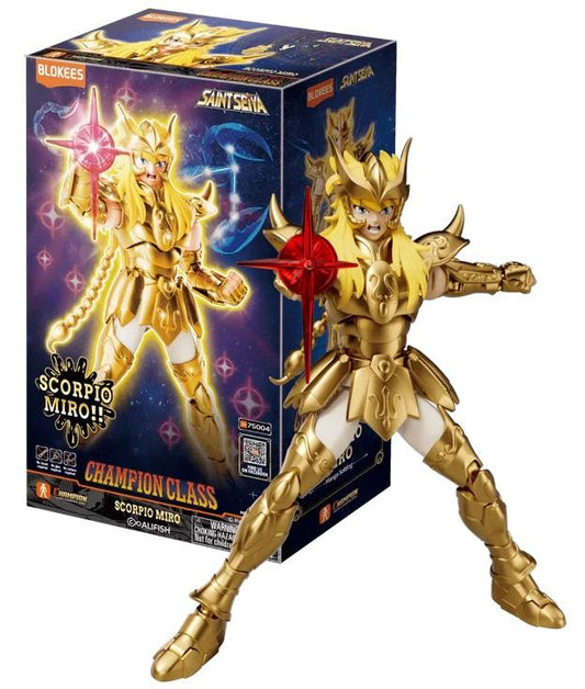 Précommande : SAINT SEIYA - Scorpio Milo - Model Kit Champion Class Blokees