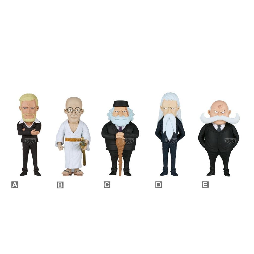 Précommande : ONE PIECE - WCF Five Elders - Assortiments 12 Figurine 7cm