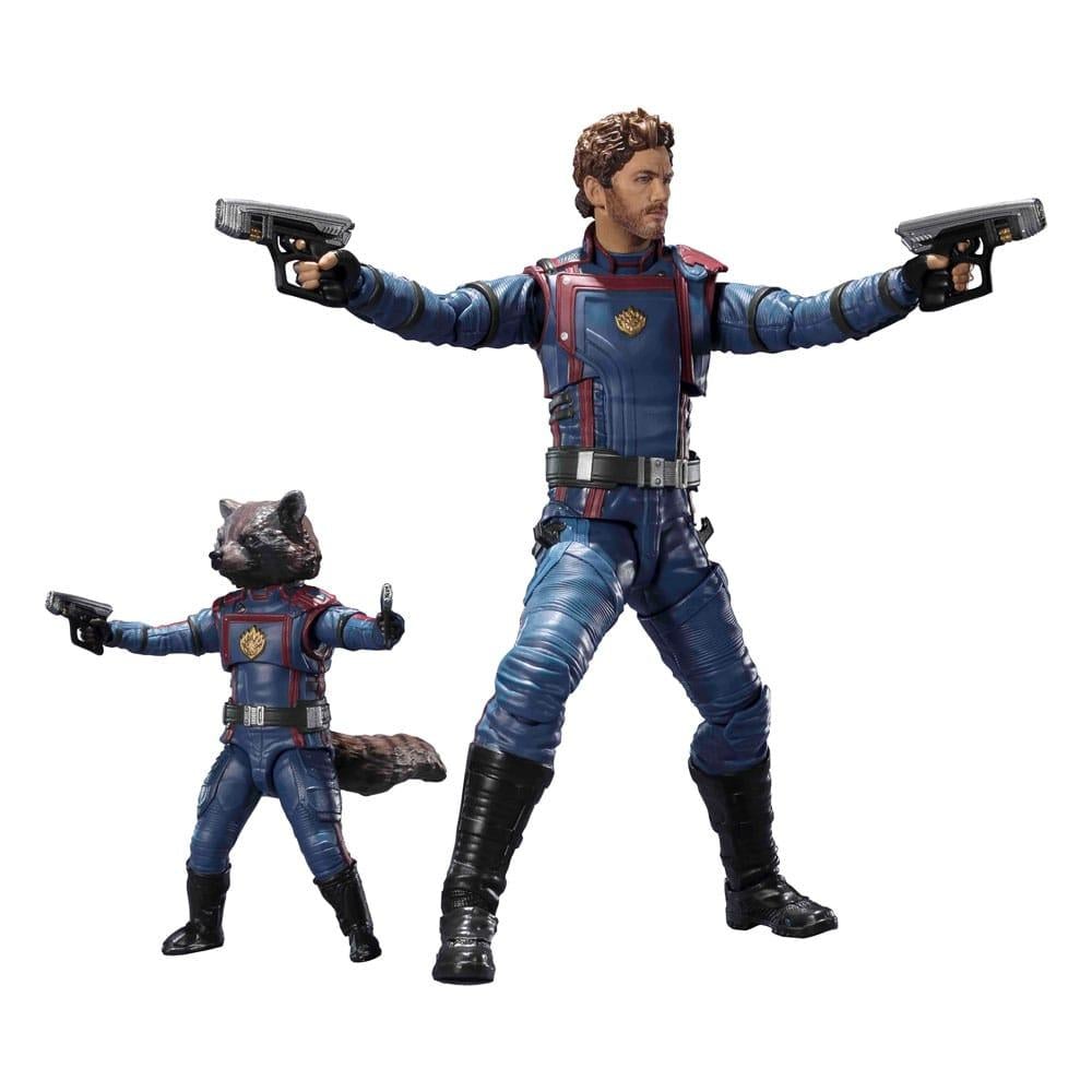 Précommande : GOTG 3 - Star-Lord & Rocket Raccoon - Figurine S.H. Figuarts 6-15cm