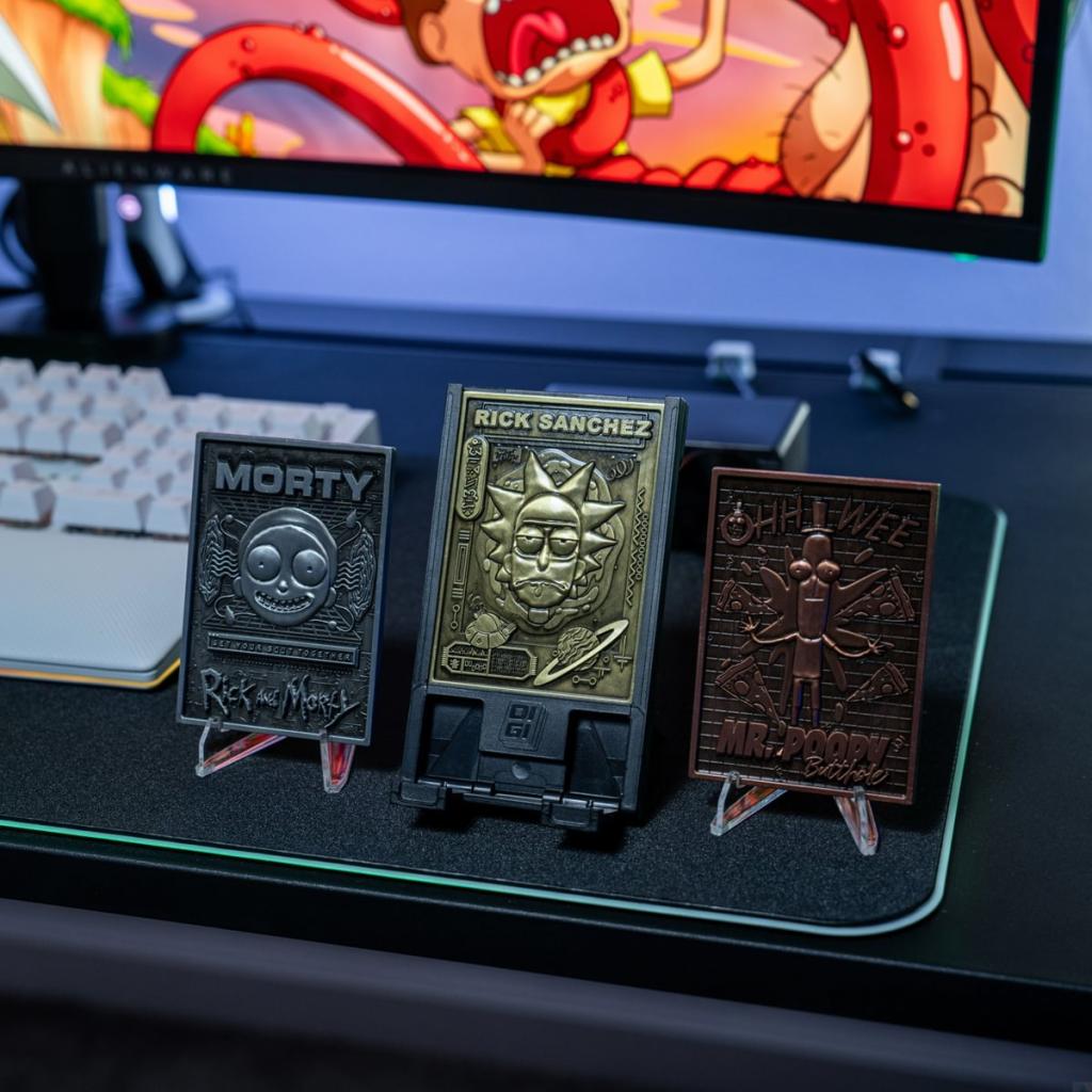 Précommande : RICK & MORTY - Starter Pack de 3 Digiplates + Support interchangeable