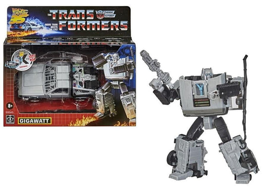 Précommande : TRANSFORMERS X RETOUR VERS LE FUTUR - Gigawatt - Figurine 14cm