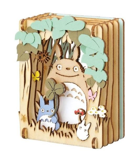Précommande : MON VOISIN TOTORO - Totoro - Théâtre de papier Style Bois