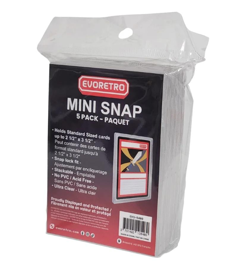 Précommande : EVORETRO - Mini Snap Card Holders 5pc