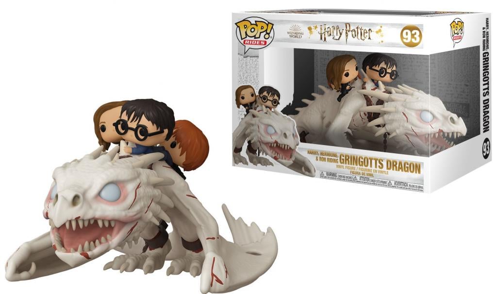 Précommande : HARRY POTTER - Pop Rides Super DLX N° 93 - Harry, Ron, Hermi. w/Dragon