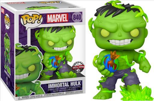 Précommande : MARVEL - POP Super 6'' N° 840 - Immortal Hulk avec Chase