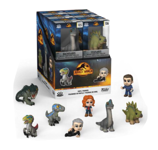 Précommande : JURASSIC WORLD - Jurassic World - Vinyl Figures (BOX 12 Figurines)