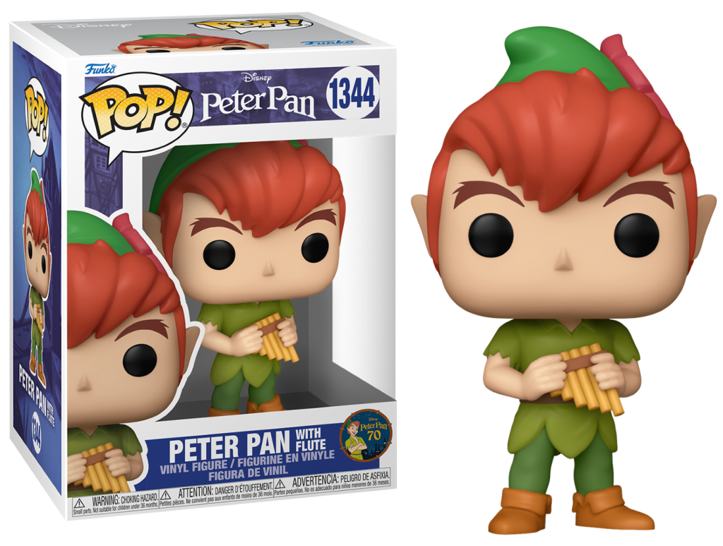 Précommande : PETER PAN "70EME ANNIVERSAIRE" - POP N° 1344 - Peter avec Flute