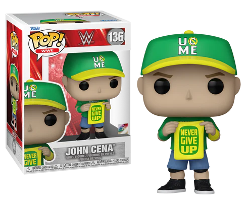 Précommande : WWE - POP N° 136 - John Cena (Never Give Up)