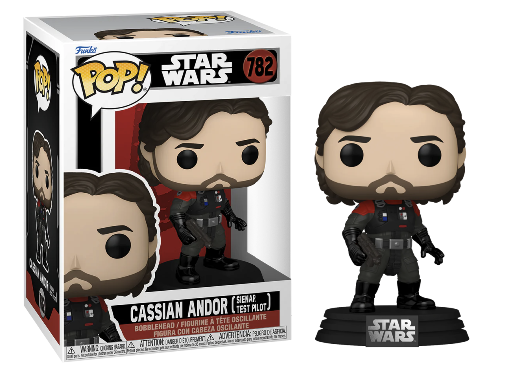 Précommande : ANDOR - POP Star Wars N° 782 - Cassian Andor avec Chase