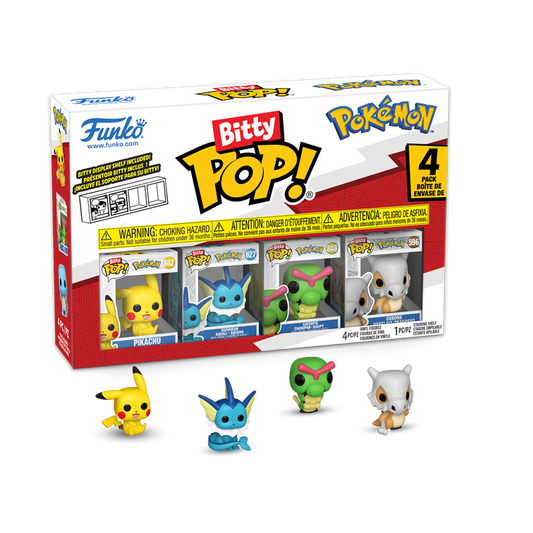 Précommande : POKEMON - Bitty Pop 4 Pack 2.5cm - Pikachu