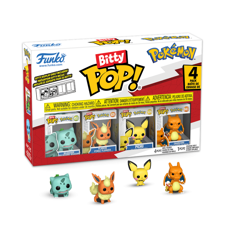 Précommande : POKEMON - Bitty Pop 4 Pack 2.5cm - Bulbizarre