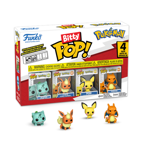 Précommande : POKEMON - Bitty Pop 4 Pack 2.5cm - Bulbizarre