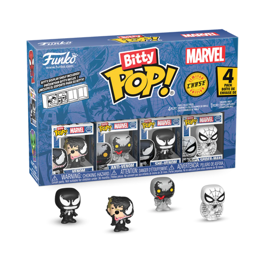 Précommande : SPIDER-MAN - Bitty Pop 4 Pack 2.5cm - Venom