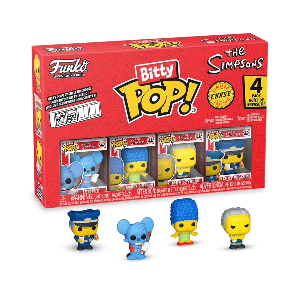 Précommande : SIMPSONS - Bitty Pop 4 Pack 2.5cm - Itchy