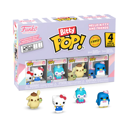 Précommande : SANRIO - Bitty Pop 4 Pack 2.5cm - Hello Kitty