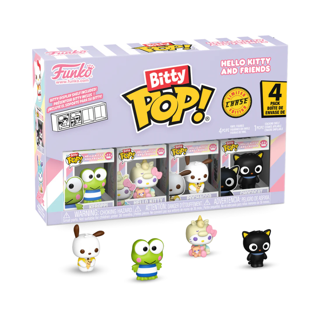 Précommande : SANRIO - Bitty Pop 4 Pack 2.5cm - Keroppi