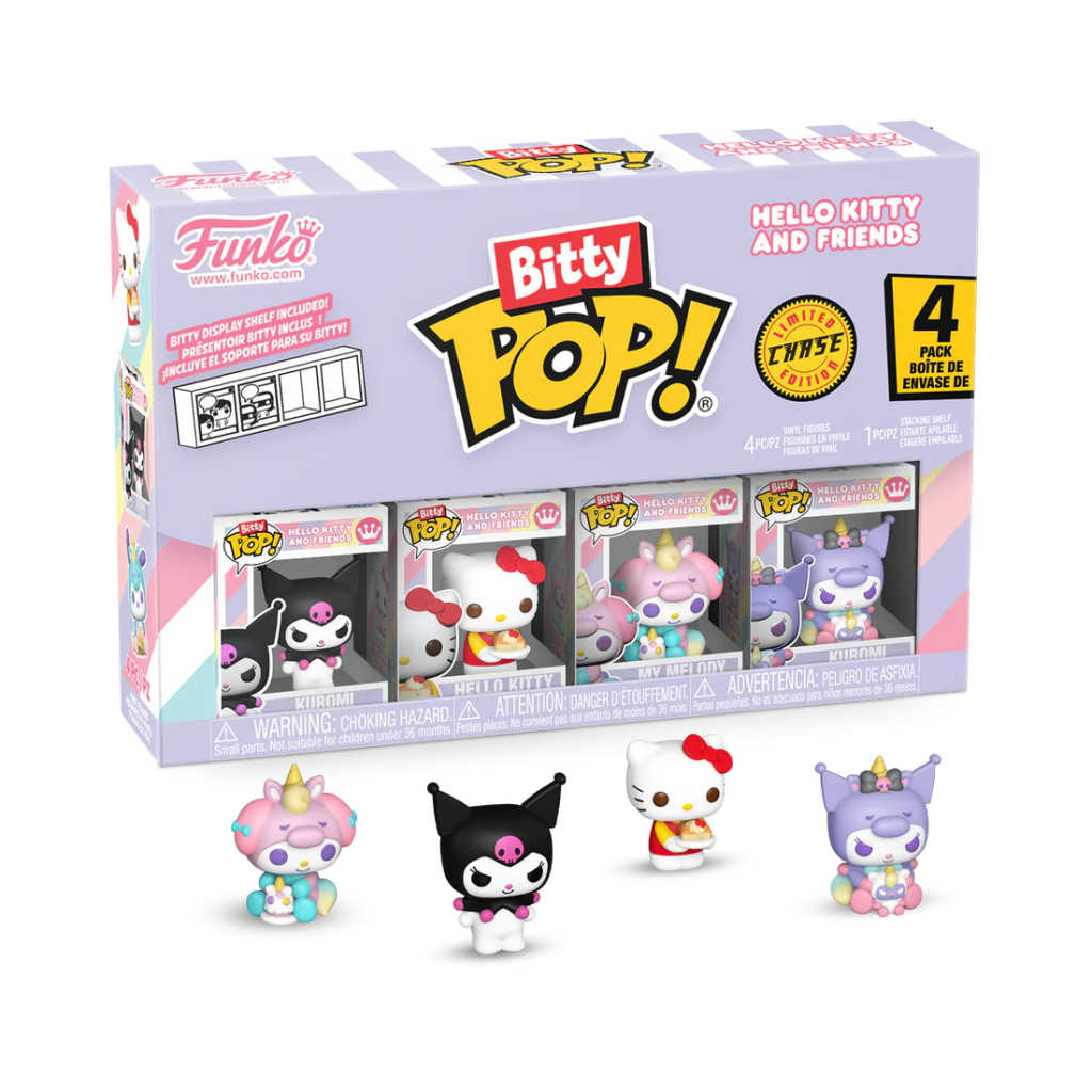Précommande : SANRIO - Bitty Pop 4 Pack 2.5cm - Kuromi