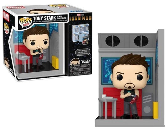 Précommande : MARVEL - POP Nooks - Tony Stark in his workshop