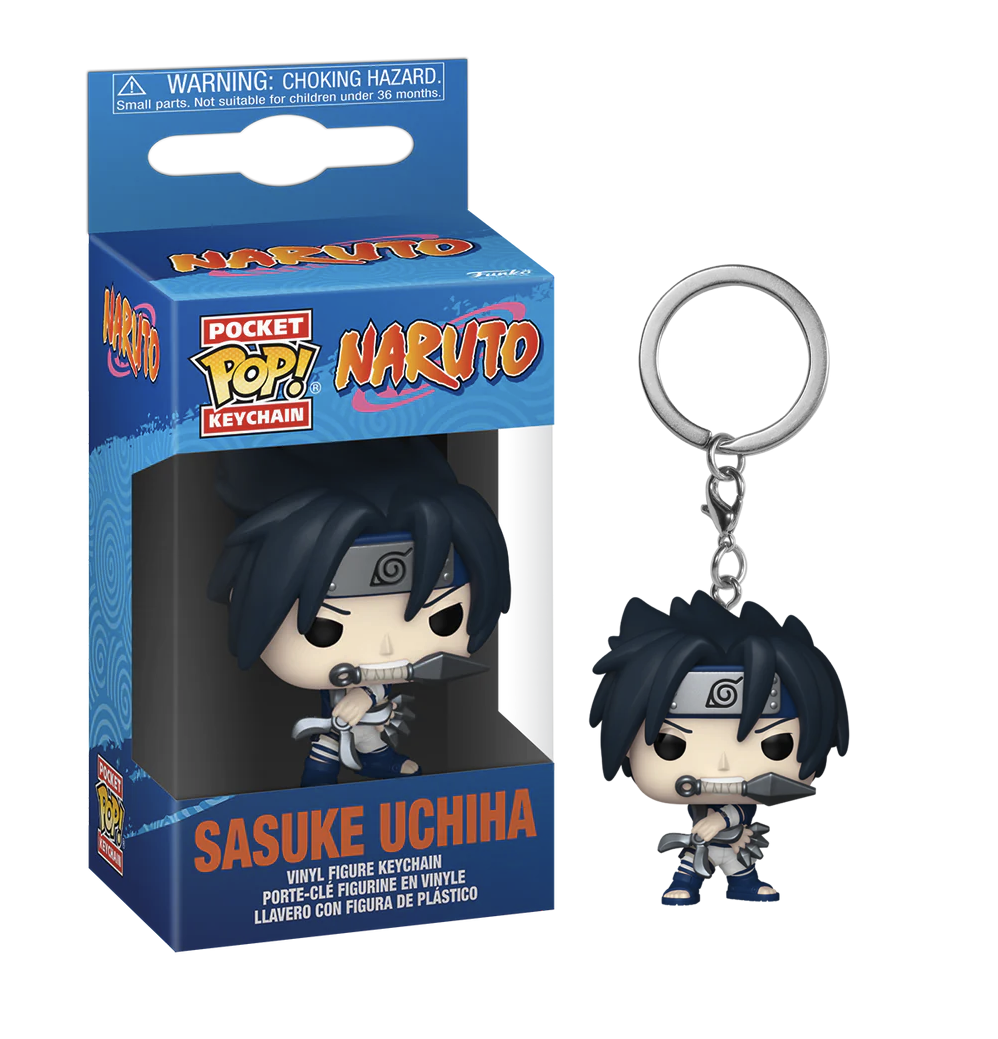 Précommande : NARUTO CLASSIC - Pocket Pop Keychain - Sasuke Uchiha