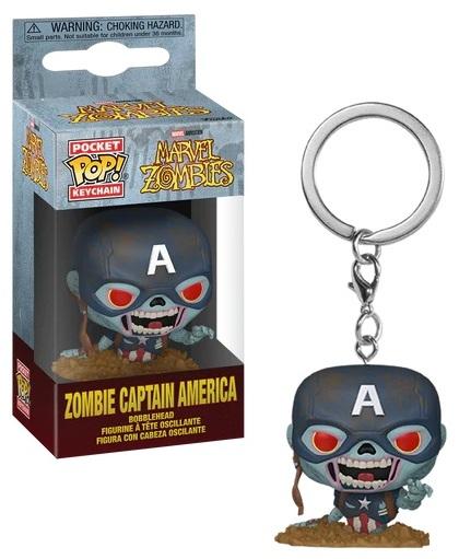 Précommande : MARVEL ZOMBIES - Pocket Pop Keychain - Zombie Captain America