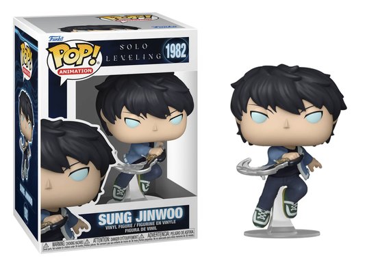Précommande : SOLO LEVELING - POP Animation N° 1982 - Sung Jinwoo avec Chase