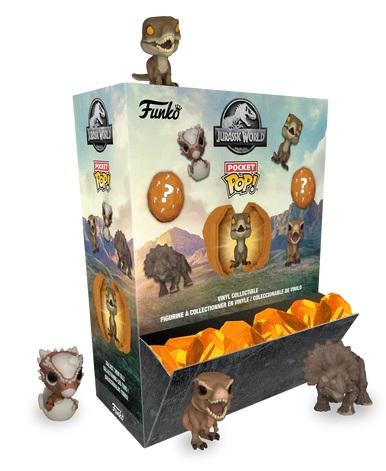 Précommande : JURASSIC PARK - Pocket POP Amber (BOX 12 Figurines)