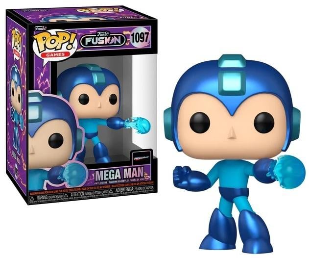 Précommande : FUNKO FUSION - POP Games N° 1097 - Mega Man avec chase