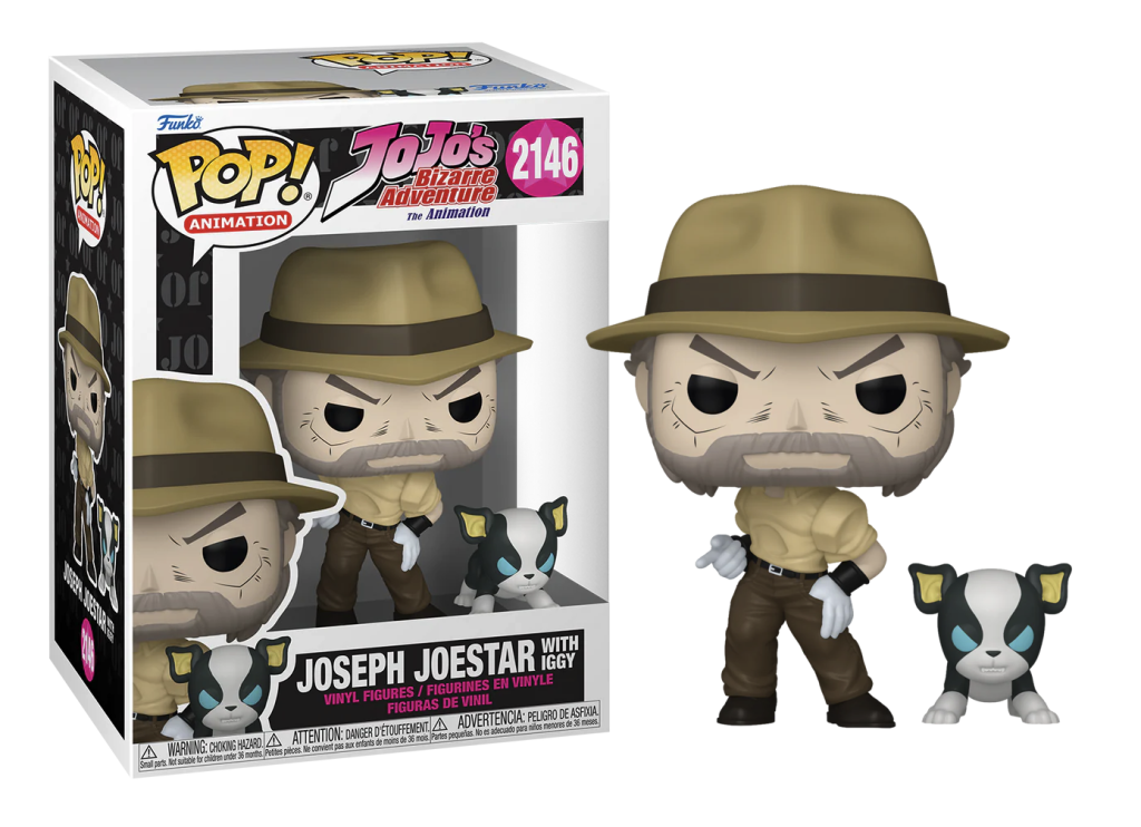 Précommande : JOJO PART 3 - POP & Buddy N° 2146 - Joseph Joestar & Iggy