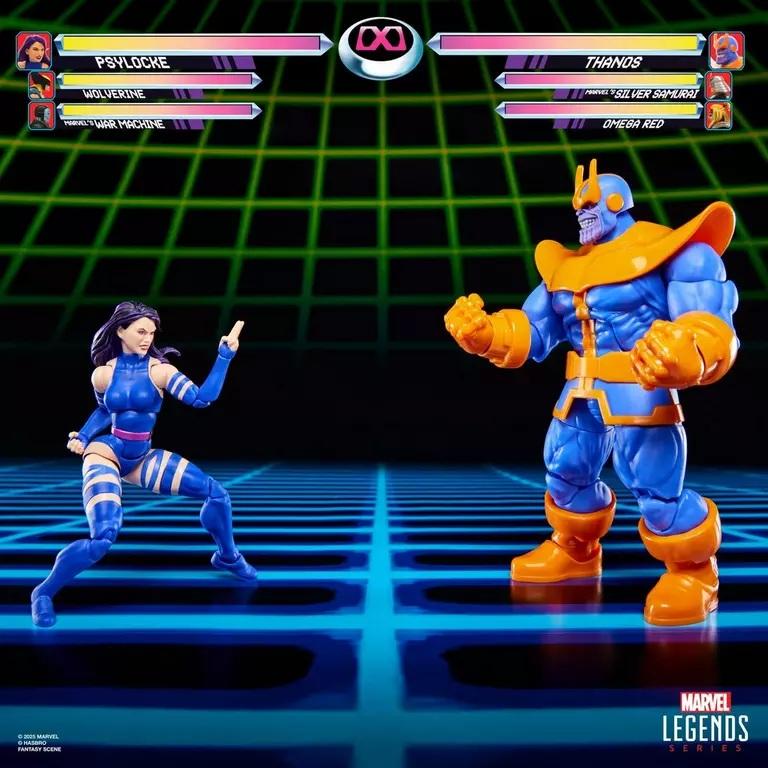 Précommande : MARVEL - Psylocke VS Thanos - Figurine Legend Series 15cm
