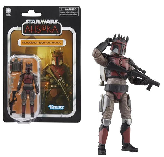 Précommande : AHSOKA - Mandalorian Super Commando - Figurine Vintage Collection 10cm