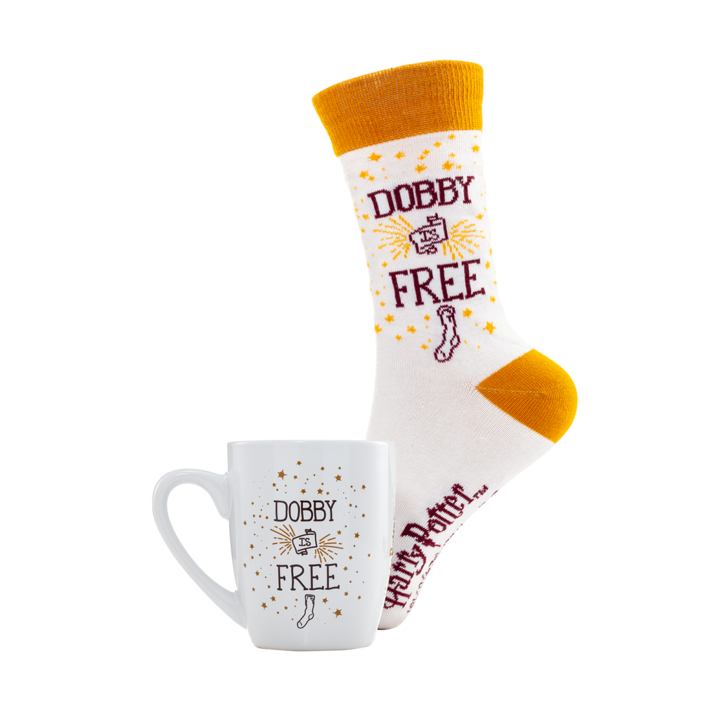 Précommande : HARRY POTTER - Dobby - Mug 315ml et Chaussettes Femme 36-41