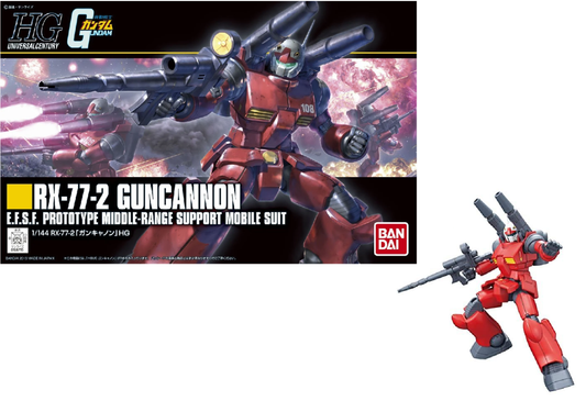 Précommande : GUNDAM - Model Kit - HG 1/144 - RX-77-2 Guncannon - 13CM