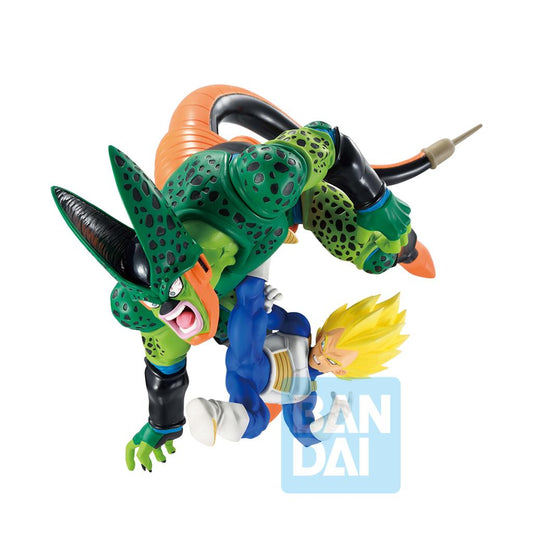 Précommande : DRAGON BALL Z - Vegeta VS Cell - Figurine Dragon History II 17cm