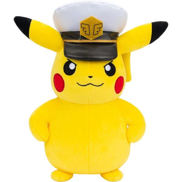 Précommande : POKEMON - Capitaine Pikachu - Peluche 20cm
