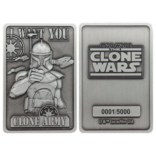 Précommande : STAR WARS THE CLONE WARS - Capitaine Rex - Lingot Edition Limitée