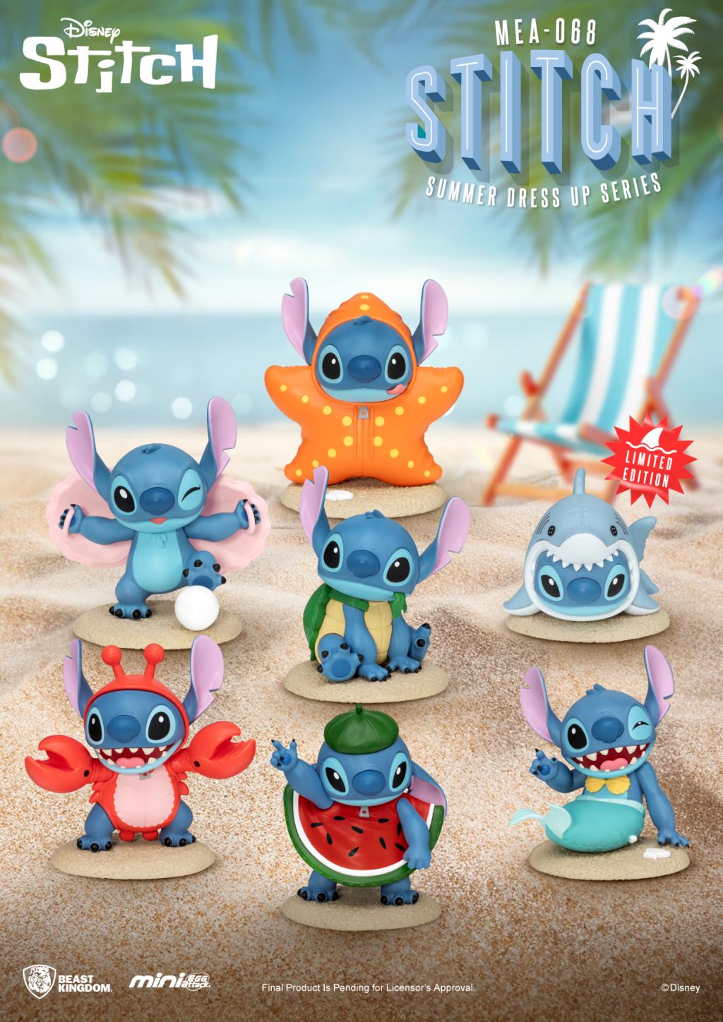 Précommande : LILO & STITCH - Stitch Summer dress up - Set 6 Figurine 9cm