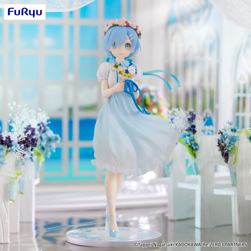 Précommande : RE ZERO - Rem "Bridesmaid" - Statuette Trio-Try-It 21cm