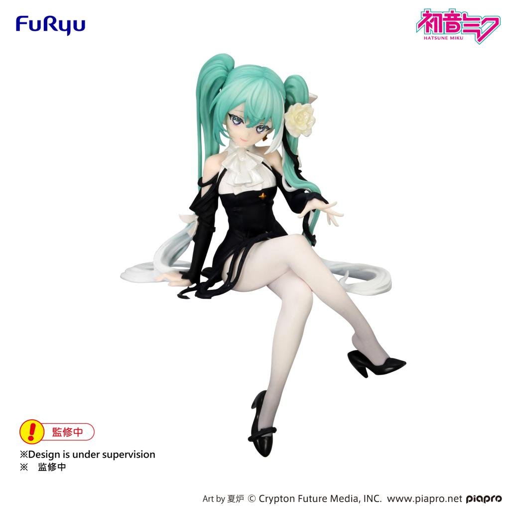 Précommande : HATSUNE MIKU - Flower Fairy White Rose - Statuette Noodle Stopper 14cm