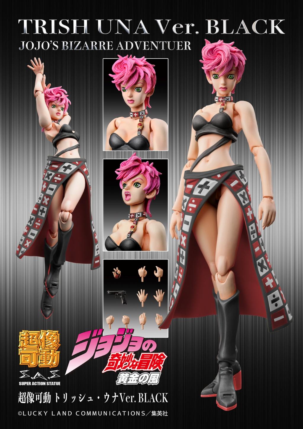 Précommande : JOJO PART 5 - Trish Una "Black version" - Figurine Big Chozokado 15cm
