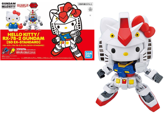 Précommande : GUNDAM - Hello Kitty EX-8-2 Gndam Ex-Standard - Model Kit