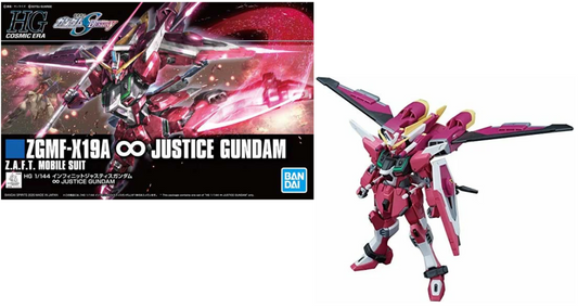 Précommande : GUNDAM - HG 1/144 ZGMF-X19A Infinity Justice Gundam - Model Kit